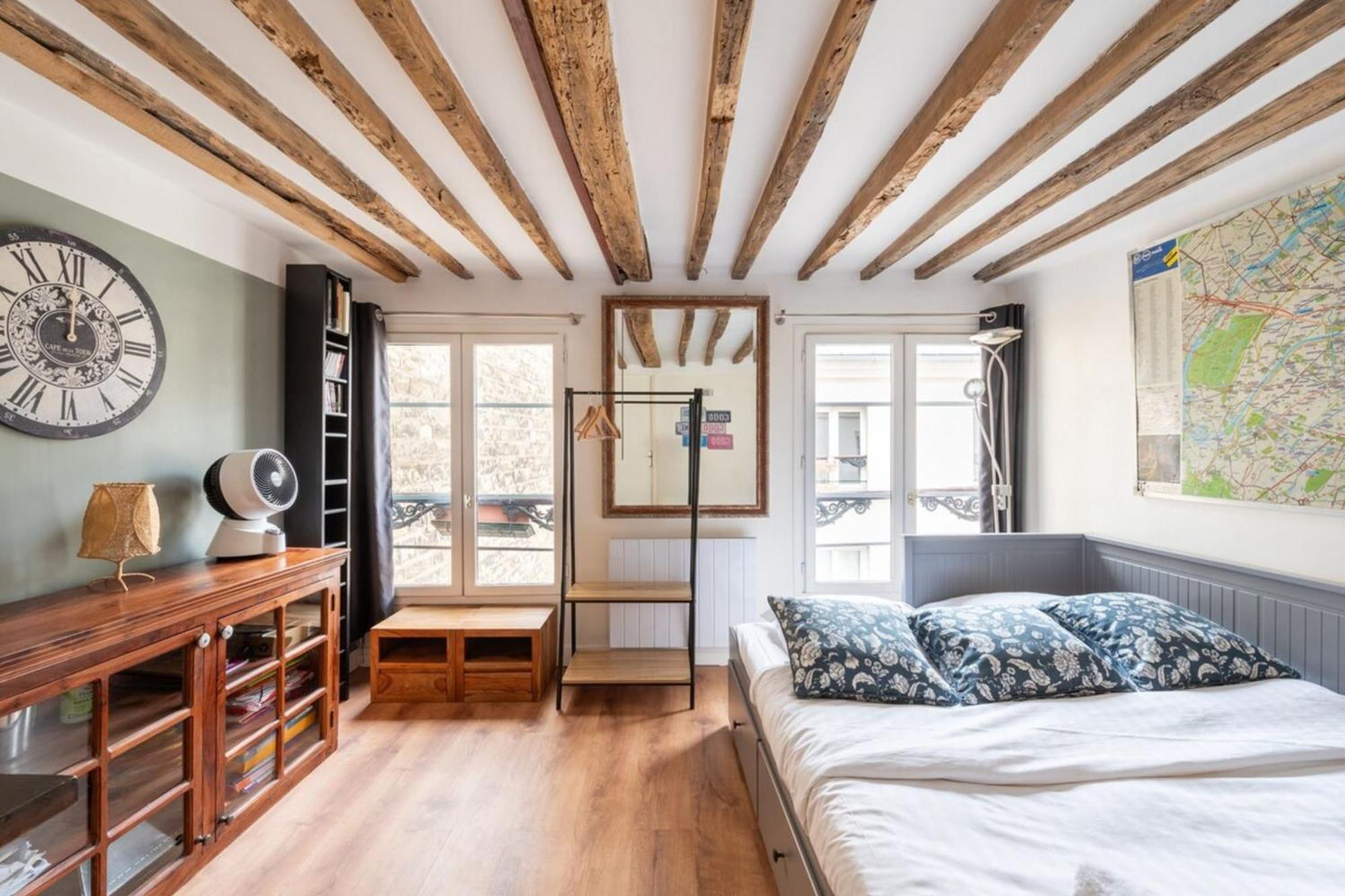 Appartement Central Parisian-style Studio Apart - Sentier Paris